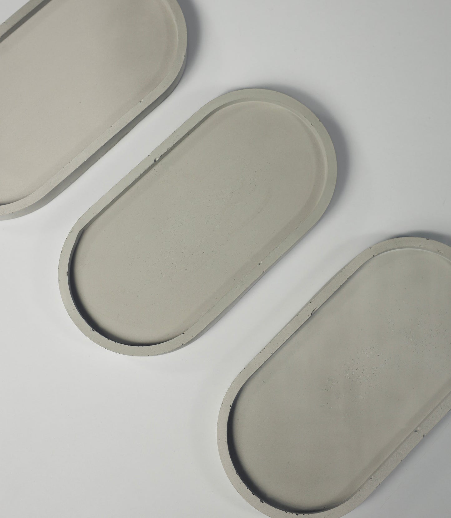 Aura mini Stone Decorative Tray — Handcrafted Cement